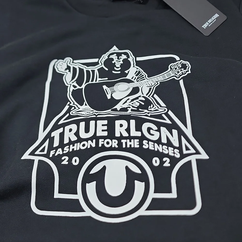 TRUE RELIGION BLACK SWEATSHIRT UNISEX